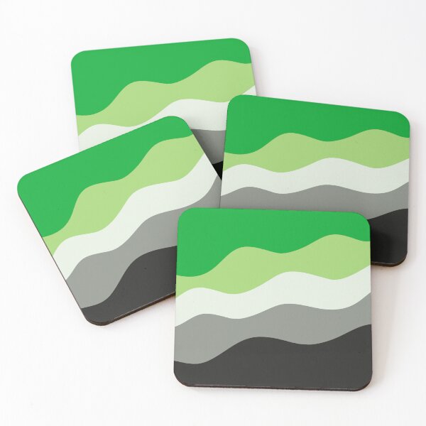 Item preview, wavy aro flag designed and sold by bees-illustrate.