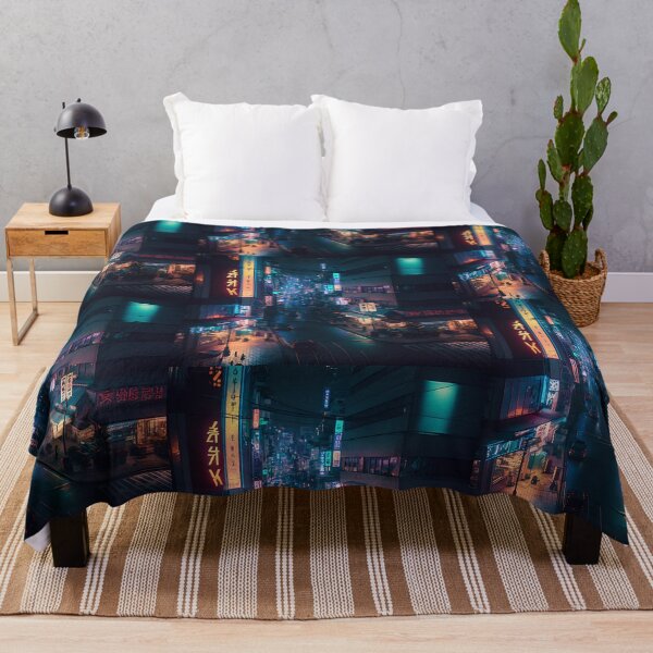 Item preview, Tokyo cyberpunk anime landscape at night designed and sold by GforAL.