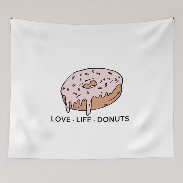 Item preview, Life: Love: Donuts designed and sold by crazydotdesigns.