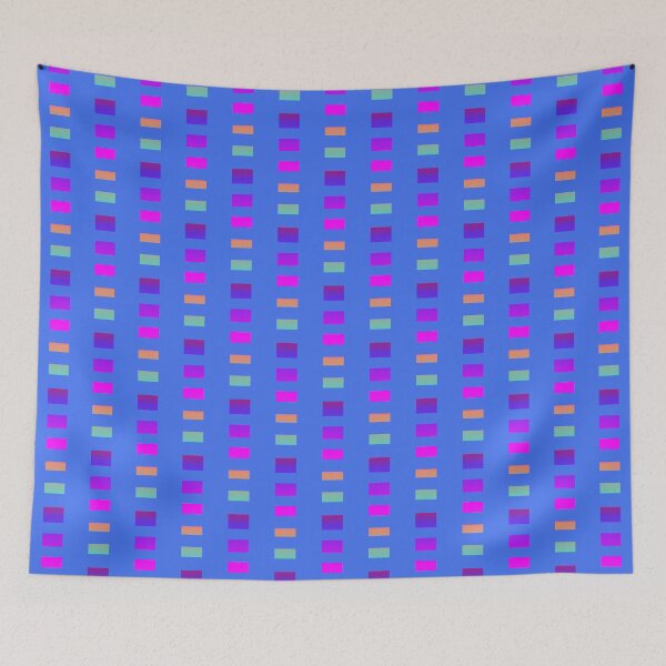 Item preview, Blue colorful color combination | Blue colorful geometric pattern designed and sold by lausn.