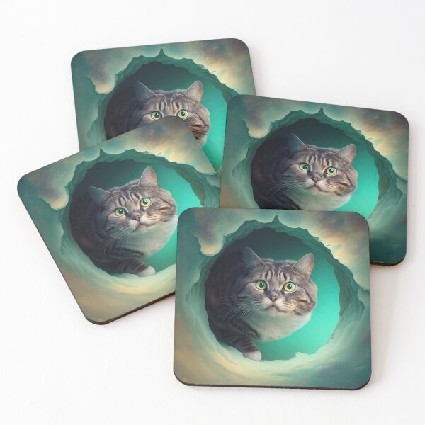Item preview,  Fat cat in hole 007 [square] designed and sold by jetaiart.