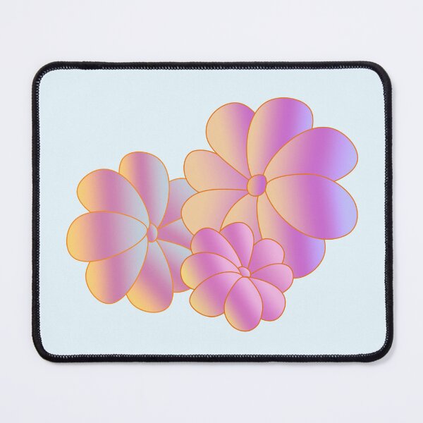 Item preview, Fat fluoro flowers designed and sold by MandaLeeArt.