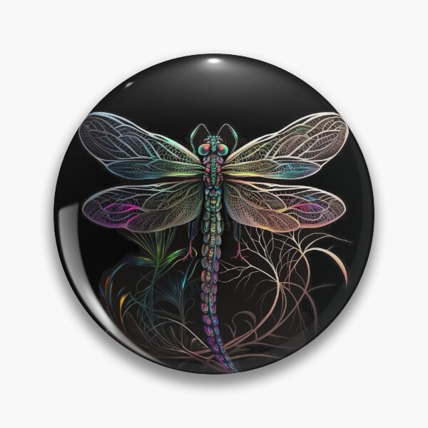 Item preview, Dragonfly with Multicolored Rainbow Accents designed and sold by Dragonstrom.