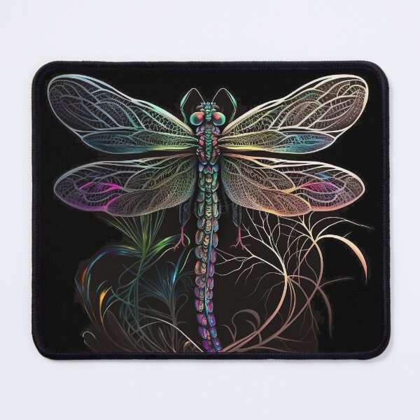 Item preview, Dragonfly with Multicolored Rainbow Accents designed and sold by Dragonstrom.