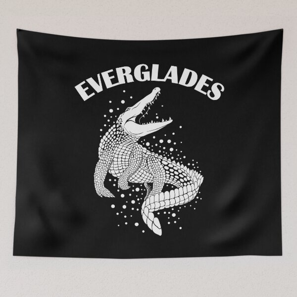 Aperçu de l'œuvre Silhouette d'alligator | Everglades créée et vendue par TMBTM.