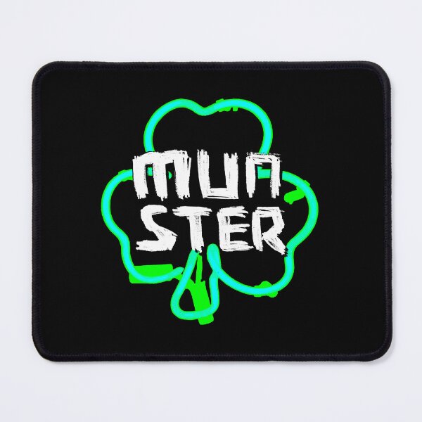 Item preview, Munster, Neon Shamrock, MUNSTER Ireland designed and sold by ArborVitaeCoo.