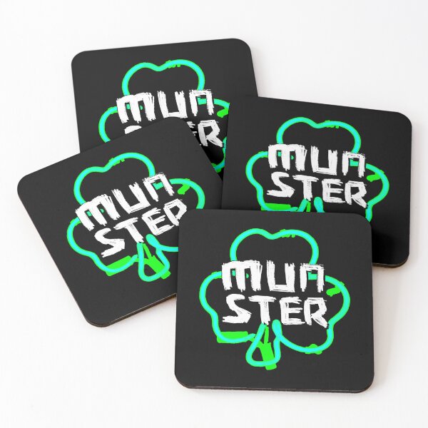 Item preview, Munster, Neon Shamrock, MUNSTER Ireland designed and sold by ArborVitaeCoo.
