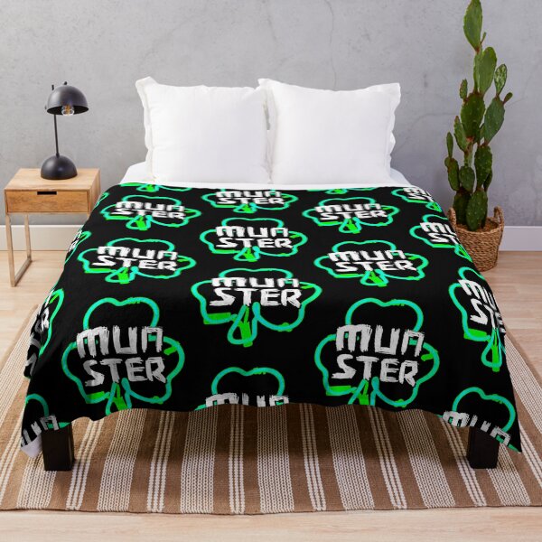 Item preview, Munster, Neon Shamrock, MUNSTER Ireland designed and sold by ArborVitaeCoo.