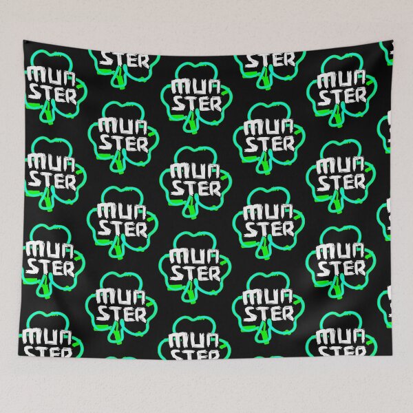 Item preview, Munster, Neon Shamrock, MUNSTER Ireland designed and sold by ArborVitaeCoo.