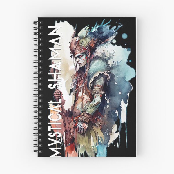Item preview, Mystical Shaman Watercolor Art Magical Shamanic Powers designed and sold by WhitePinesVale.