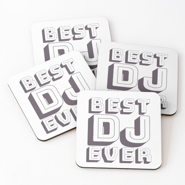 Item preview, Best DJ ever, text design, cool funny gift for dj, deejay, disc jockey designed and sold by wondertree.