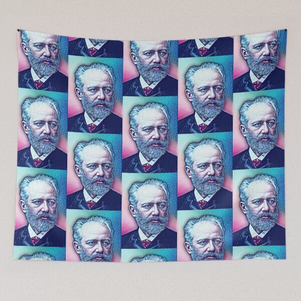 Item preview, Pyotr Ilyich Tchaikovsky artwork | Pyotr Ilyich Tchaikovsky Portrait | Pyotr Ilyich Tchaikovsky Wall Art  designed and sold by Suyogsonar25.