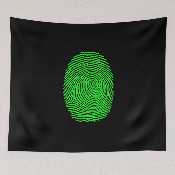 Item preview, Glowing Crime scene fingerprint designed and sold by Izoberu.
