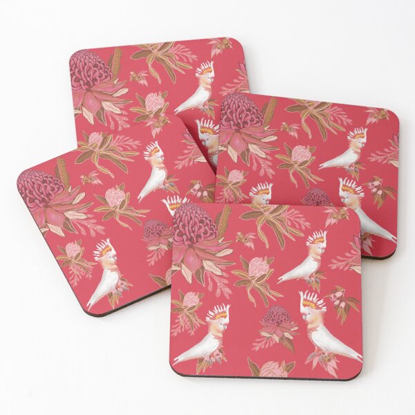 Item preview, Australian Christmas - Cockatoo and Native Flowers designed and sold by Tracey  Bartlett.