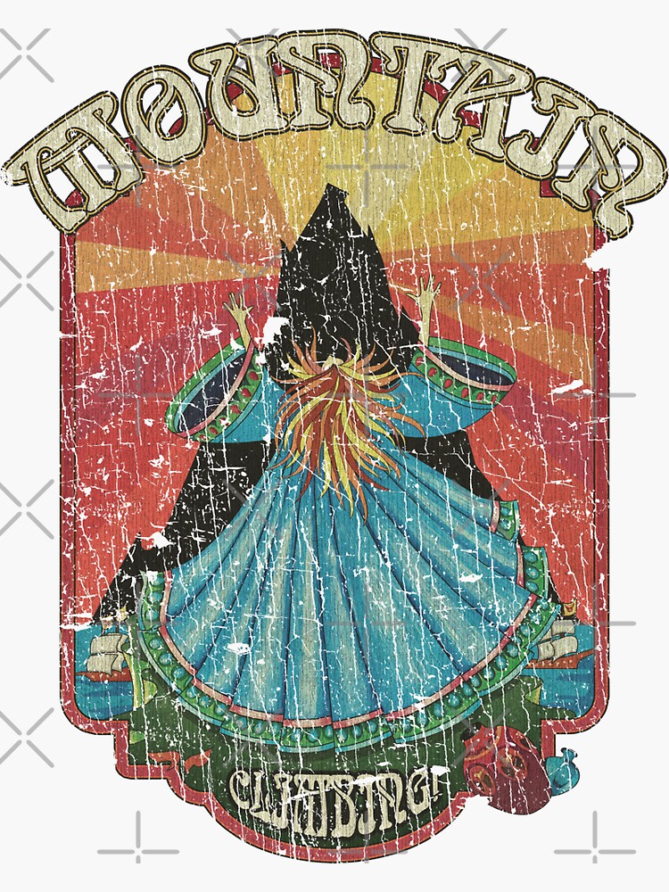 Thumbnail 3 of 3, Sticker, Mountain Climbing! 1970 designed and sold by AstroZombie6669.