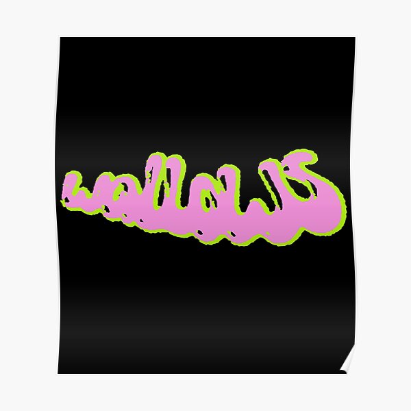 Wallows Wavy Script Wallows Merch Poster