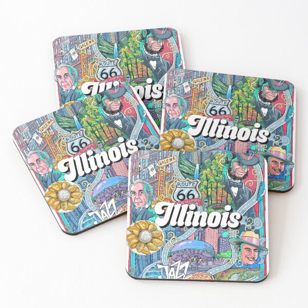 Item preview, Illinois designed and sold by Charbax USA.