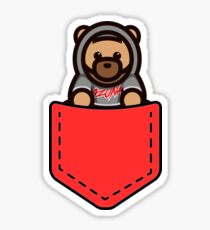 In oz una pocket Sticker