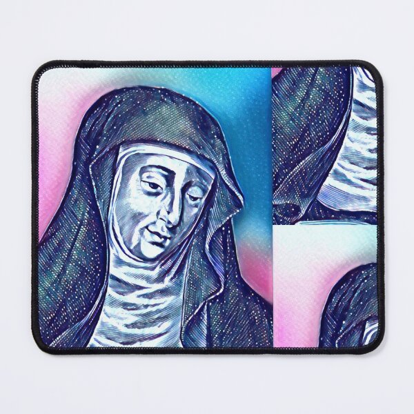 Item preview, Hildegard of Bingen artwork | Hildegard of Bingen Portrait | Hildegard von Bingen Wall Art designed and sold by Suyogsonar25.
