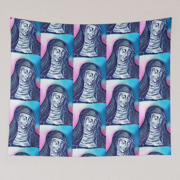 Item preview, Hildegard of Bingen artwork | Hildegard of Bingen Portrait | Hildegard von Bingen Wall Art  designed and sold by Suyogsonar25.