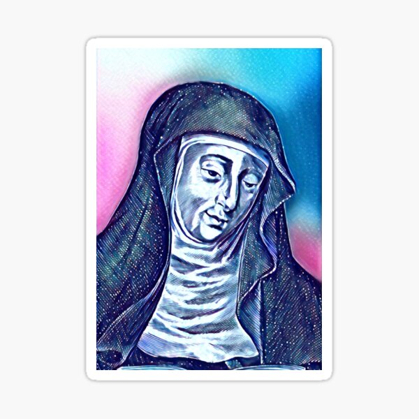 Vista previa del artículo con la obra «Obra de arte de Hildegarda de Bingen | Retrato de Hildegarda de Bingen | Arte de la pared de Hildegard von Bingen», diseñado y vendido por Suyogsonar25.