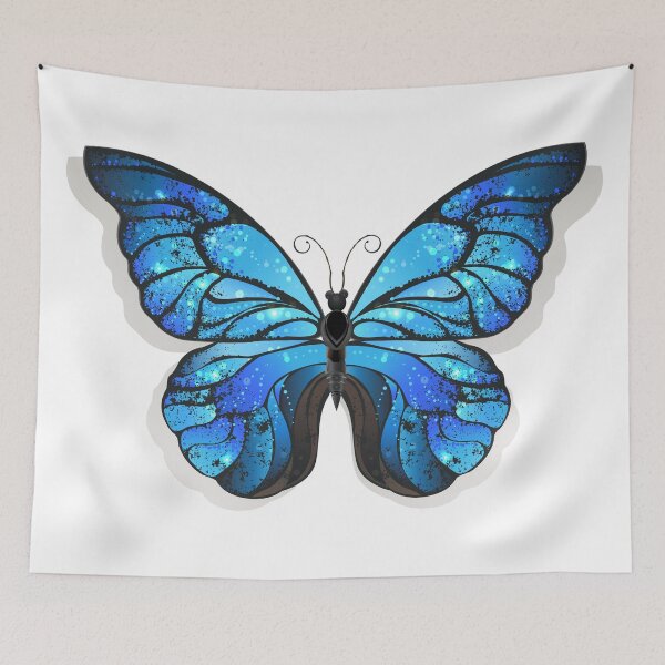 Item preview, Blue Butterfly Morpho ( Blue Butterflies ) designed and sold by Blackmoon9.