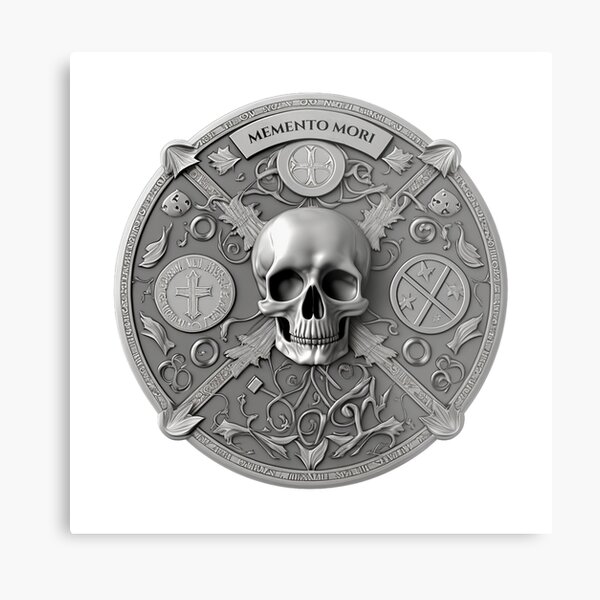 Artikel-Vorschau von Memento-Mori-Münze, designt und verkauft von Kameeno.