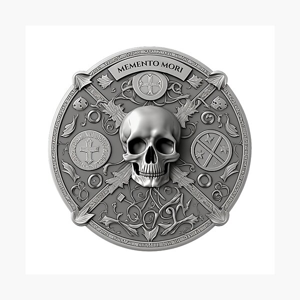 Artikel-Vorschau von Memento-Mori-Münze, designt und verkauft von Kameeno.
