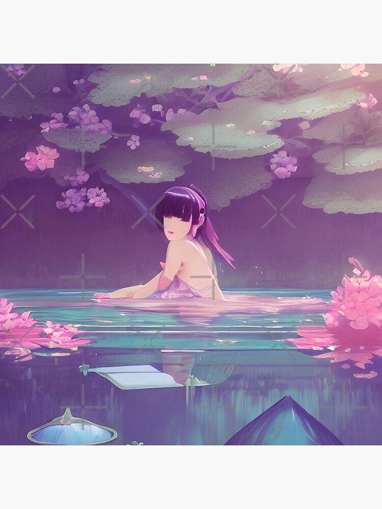 Anime Girl & Flowers Wallpapers - Anime Aesthetic Wallpapers 4k