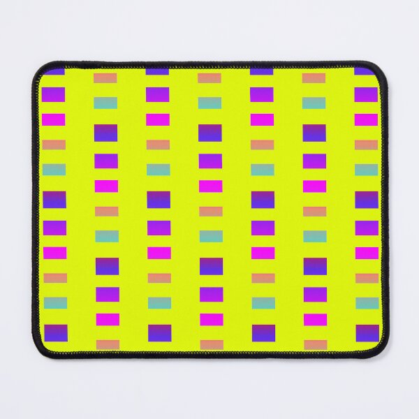 Item preview, Bright yellow purple contrast color combination | contrast color geometric pattern designed and sold by lausn.