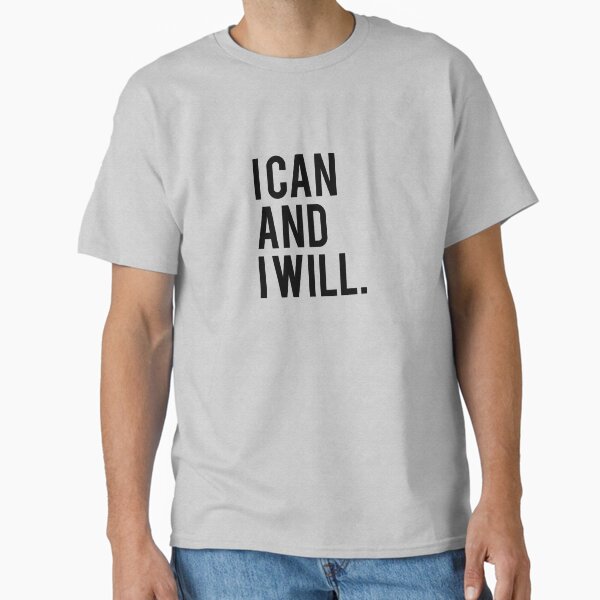 Item preview, I Can And I Will - block text word art designed and sold by teeteeboom.