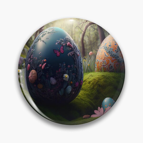 Item preview, Easter eggs in an enchanted forest designed and sold by GforAL.