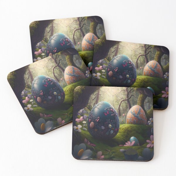 Item preview, Easter eggs in an enchanted forest designed and sold by GforAL.