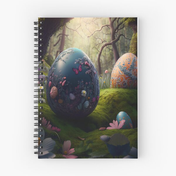 Item preview, Easter eggs in an enchanted forest designed and sold by GforAL.