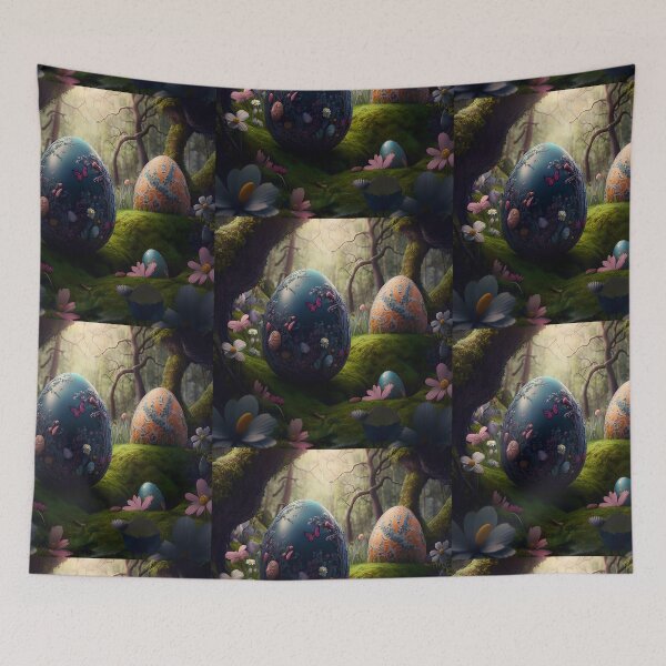 Item preview, Easter eggs in an enchanted forest designed and sold by GforAL.