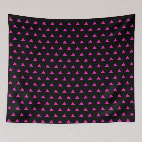Item preview, Pink Triangles Pattern - Black Version designed and sold by WonderLang.
