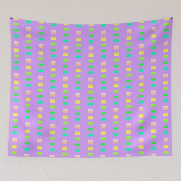 Item preview, Light violet cute color combination | Light violet cute color geometric pattern designed and sold by lausn.