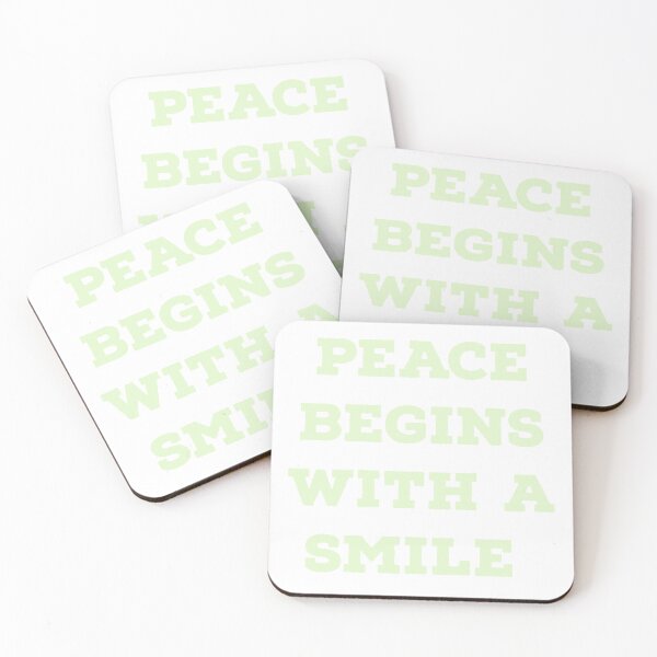 Item preview, Peace begins with a smile  designed and sold by ForDesignPro.
