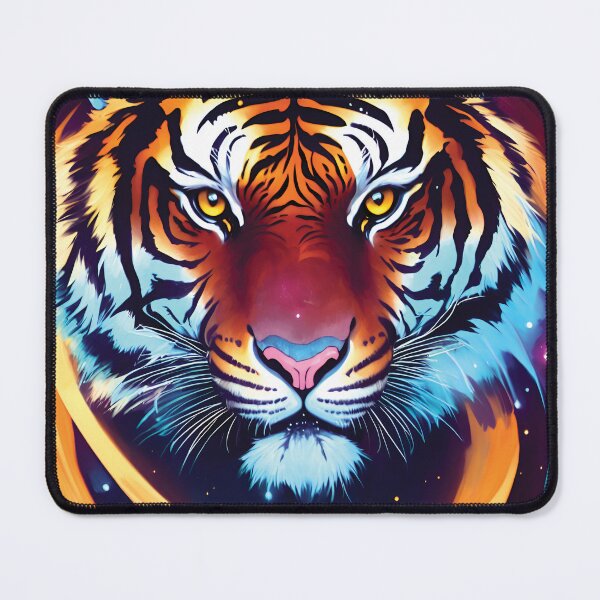Item preview, Tiger Abstract Art | Colorful Tiger Painting | Abstract Tiger Painting | Artistic Tiger Decor | Space Tiger | Galaxy Tiger designed and sold by MysticMyras.