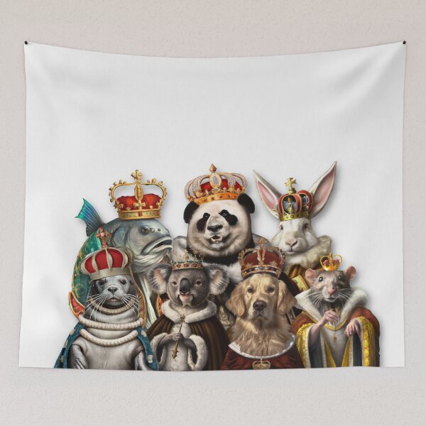 Item preview, Royal Family of Animals Renaissance Portrait Collection designed and sold by SourBunnyshop.