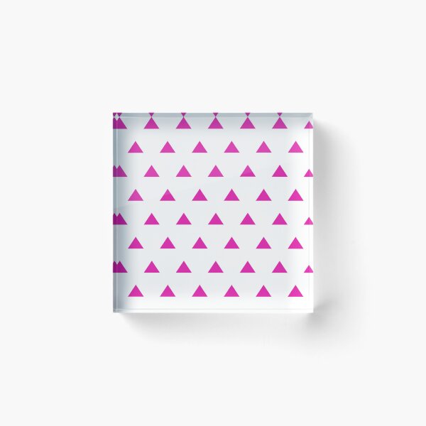 Item preview, Pink Triangles Pattern - White Version designed and sold by WonderLang.