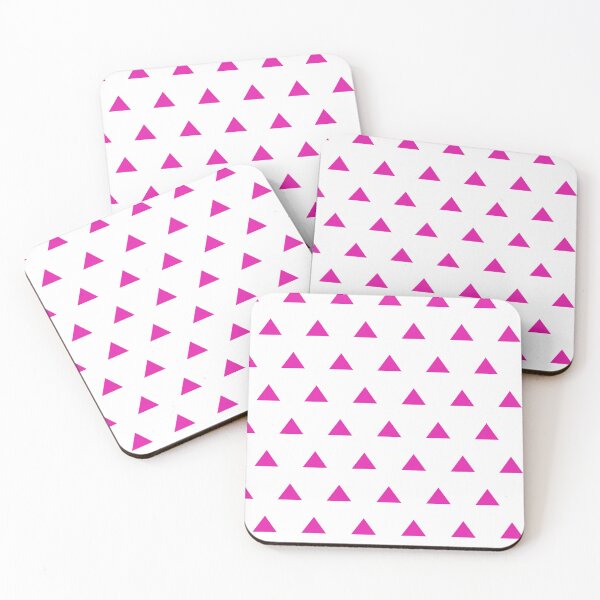 Item preview, Pink Triangles Pattern - White Version designed and sold by WonderLang.
