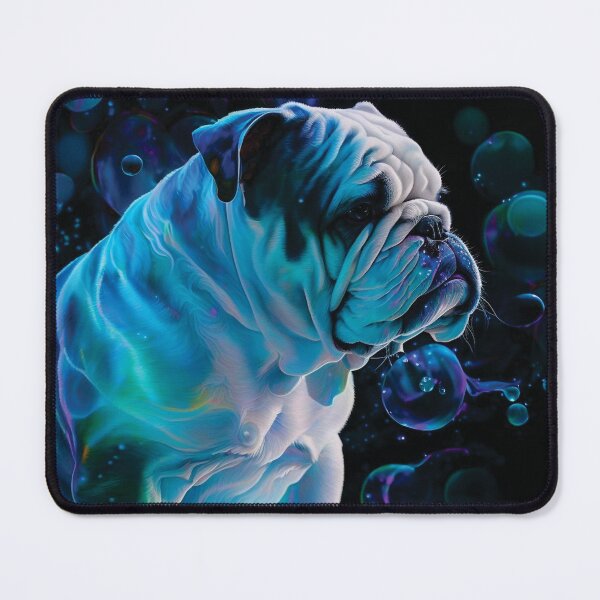 Item preview, English Bulldog bubble portrait designed and sold by HookedOnDogz.