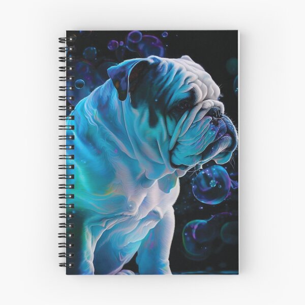 Item preview, English Bulldog bubble portrait designed and sold by HookedOnDogz.