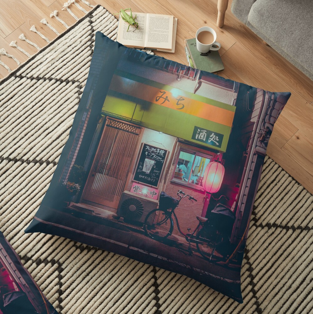 Tokyo's Ramen Floor Pillow