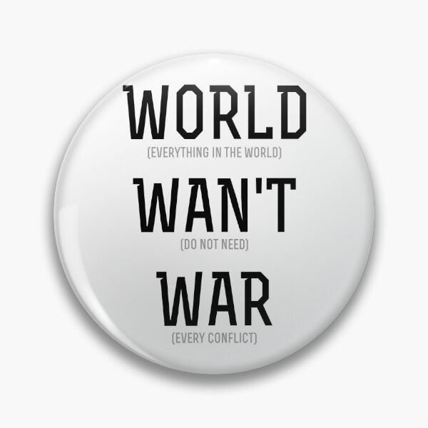 Item preview, No War#1 designed and sold by Roninlibra.