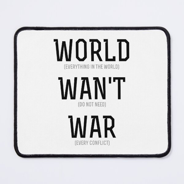 Item preview, No War#1 designed and sold by Roninlibra.