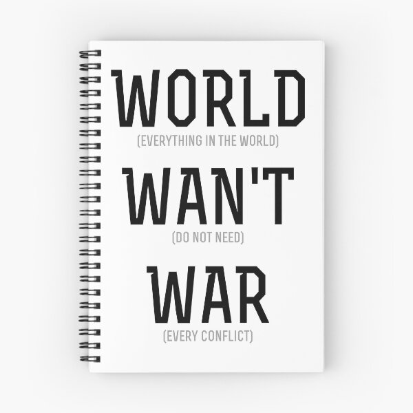 Item preview, No War#1 designed and sold by Roninlibra.