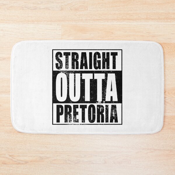 Item preview, Straight Outta Pretoria (black) designed and sold by SolidEarthArt.