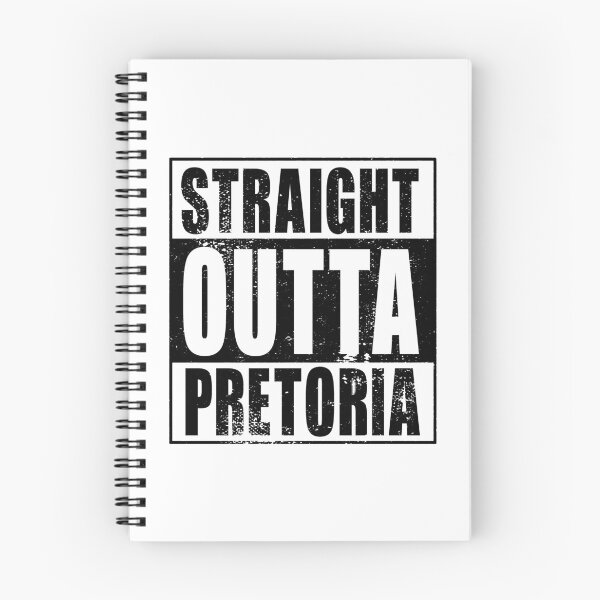 Item preview, Straight Outta Pretoria (black) designed and sold by SolidEarthArt.